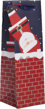 JAM Paper Santa's List Small Wine Gift Bags, 120/pack (526BXBT5861)