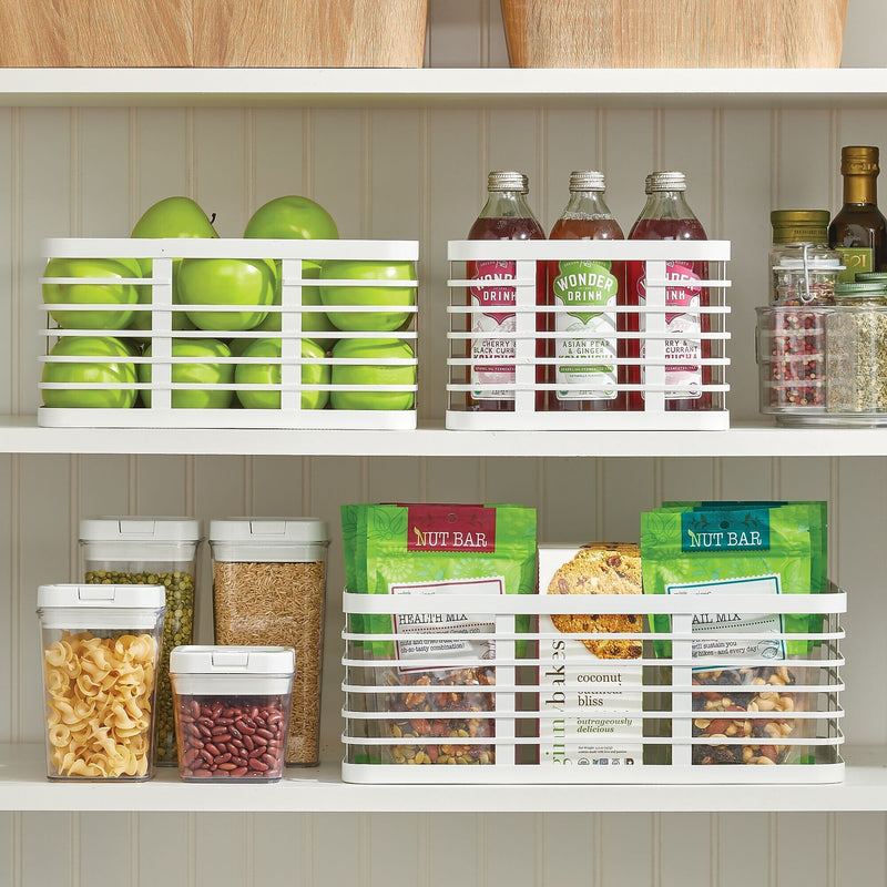 mDesign Steel Organizer, Matte White (25935)
