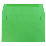 JAM Paper A9 Booklet Envelope 5 3/4" x 8 3/4", Green, 100/Pack (98176d)