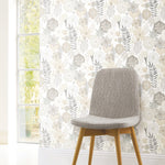 York Wallcoverings Perennial Blooms Peel and Stick Wallpaper (RMK11326WP)