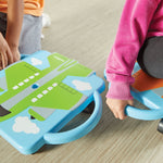 hand2mind Plane Glider Scooter Board, Multicolored (97578)