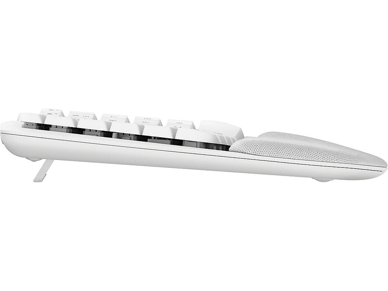 Logitech Wave Keys Wireless Ergonomic Keyboard, White (920-012402)