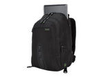 Targus Spruce EcoSmart Backpack, Black/Green (TBB013US)