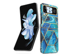 i-Blason Cosmo Ocean Blue Snap Case for Samsung Galaxy Z Flip4 (Galaxy2022-ZFlip4-5G-Cosmo-Ocean)