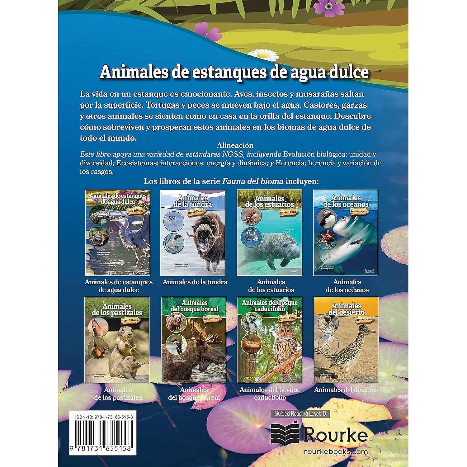 Carson-Dellosa Bridges Animales de estanques de agua dulce, Hardcover (CD-9781731654649)