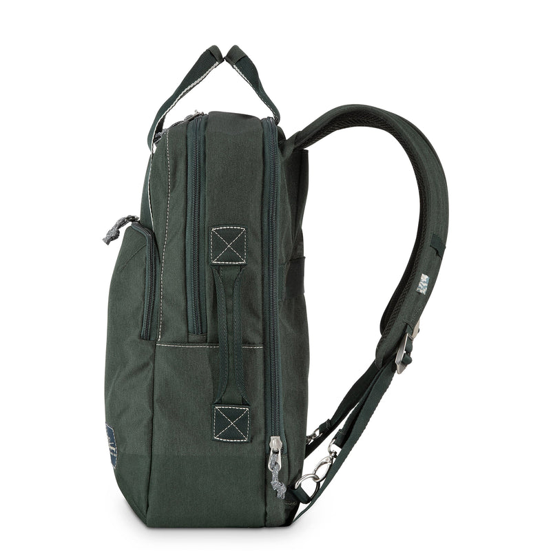Skyway Luggage Rainier Deluxe Laptop Backpack, Olympic Green (505-17-300-BKP)