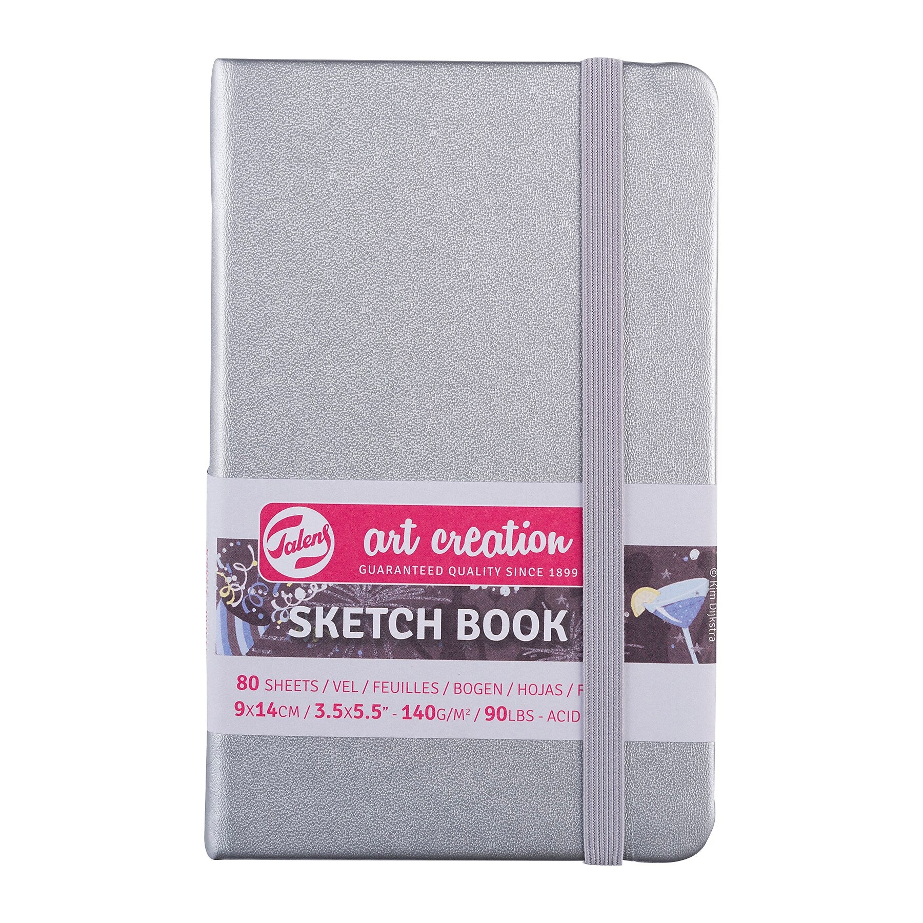 Talens Art Creation 3.5" x 5.5" Sketch Book, 80 Sheets/Book, 5/Bundle (TLN9314041M-5)