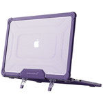 SaharaCase Heavy-Duty Raider Series 16" Laptop Case with Stand, Shock Absorbing, Purple Oasis (LT00051)
