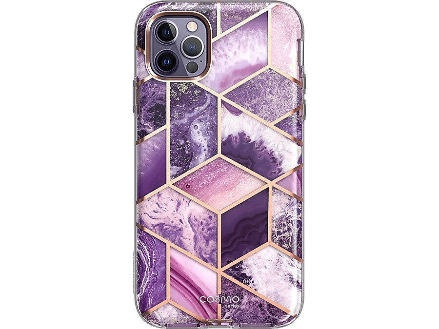 i-Blason Cosmo Marble Purple Case for iPhone 14 Pro Max (iPhone2022Pro-6.7-Cosmo-SP-Ameth)