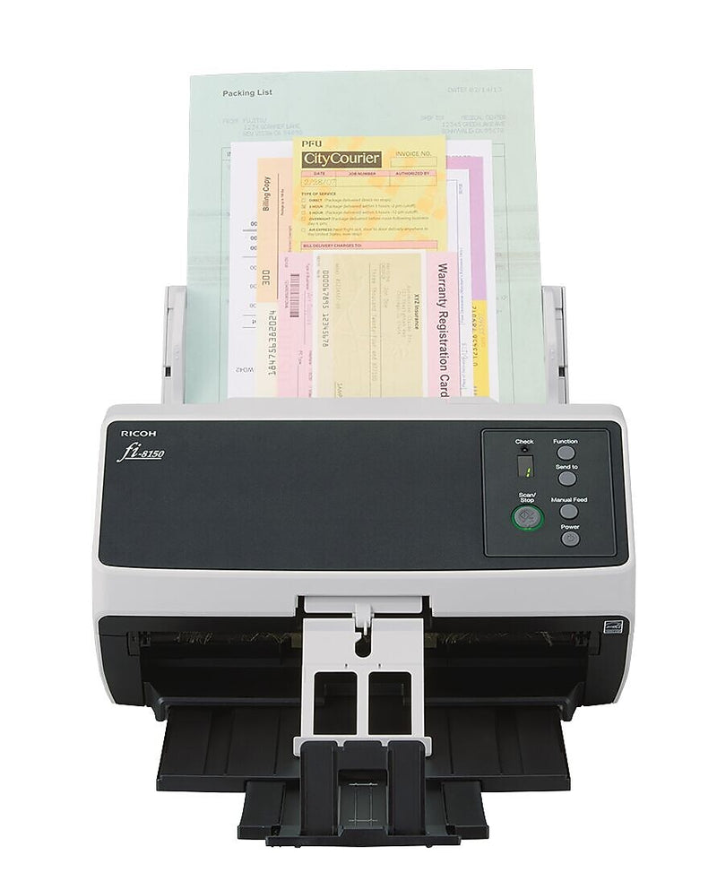 RICOH fi-8150 Duplex Document Scanner, Black (PA03810-B105)