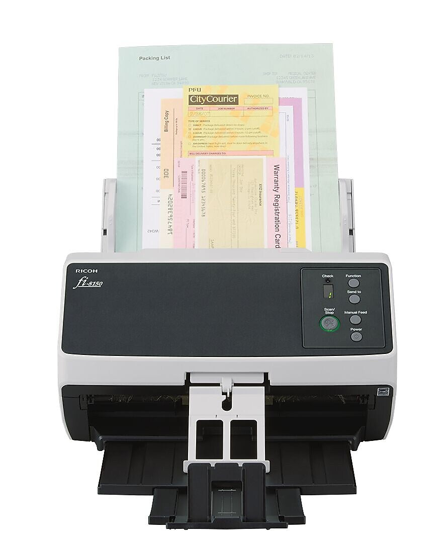 RICOH fi-8150 Duplex Document Scanner, Black (PA03810-B105)