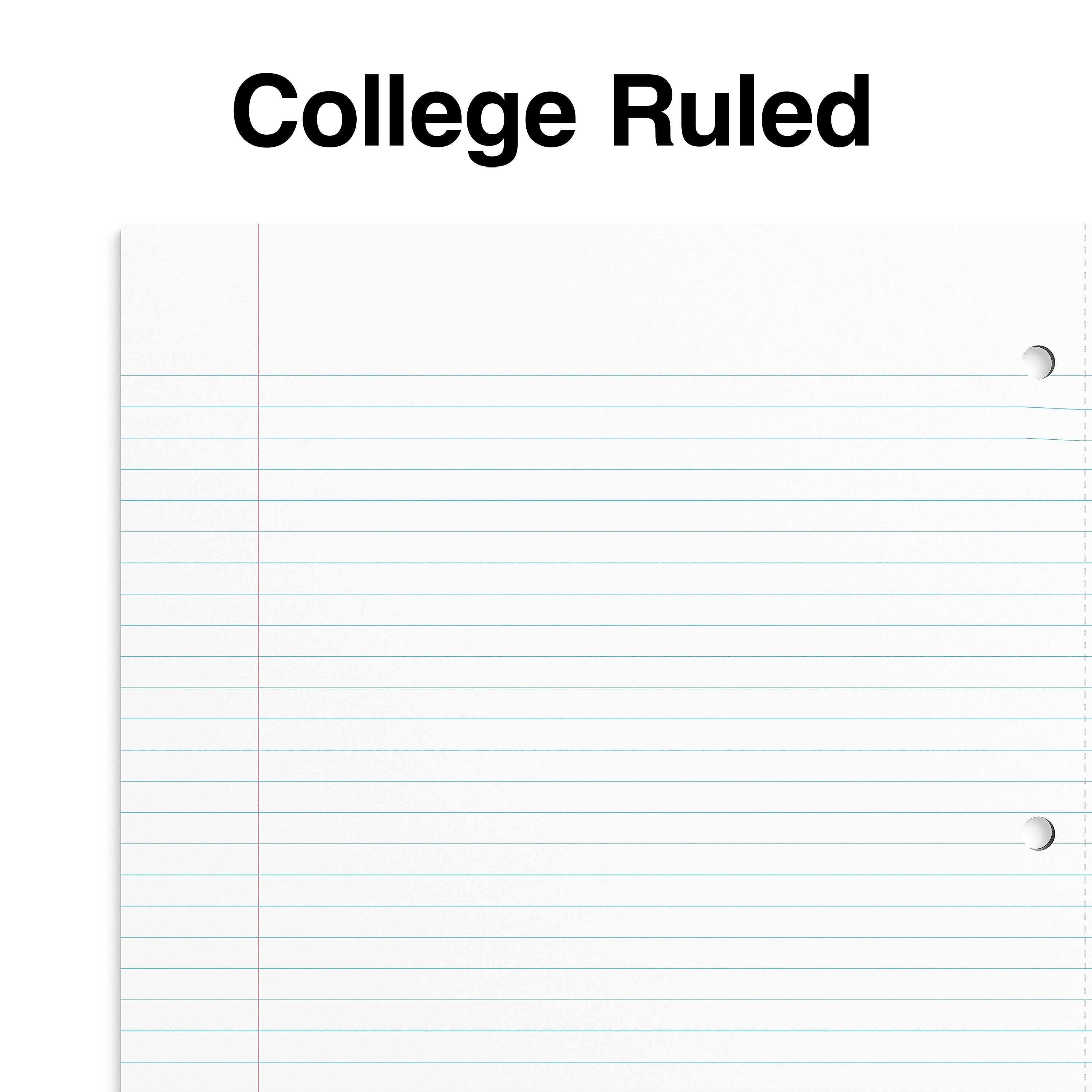 Staples Premium 1-Subject Notebook, 8.5" x 11", College Ruled, 100 Sheets, Pink, 12 Notebooks/Carton (TR51448Ct)