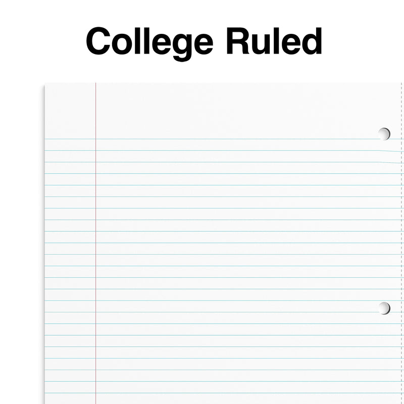 Staples Premium 1-Subject Notebook, 8.5" x 11", College Ruled, 100 Sheets, Pink, 12 Notebooks/Carton (TR51448Ct)