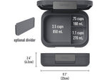 bentgo Modern Lunch Box, Dark Gray, 44 oz. (BGOMDN-DG)