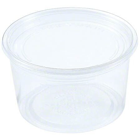 Round Deli Container, 16 oz., Clear, 500/Carton (FABRD16)
