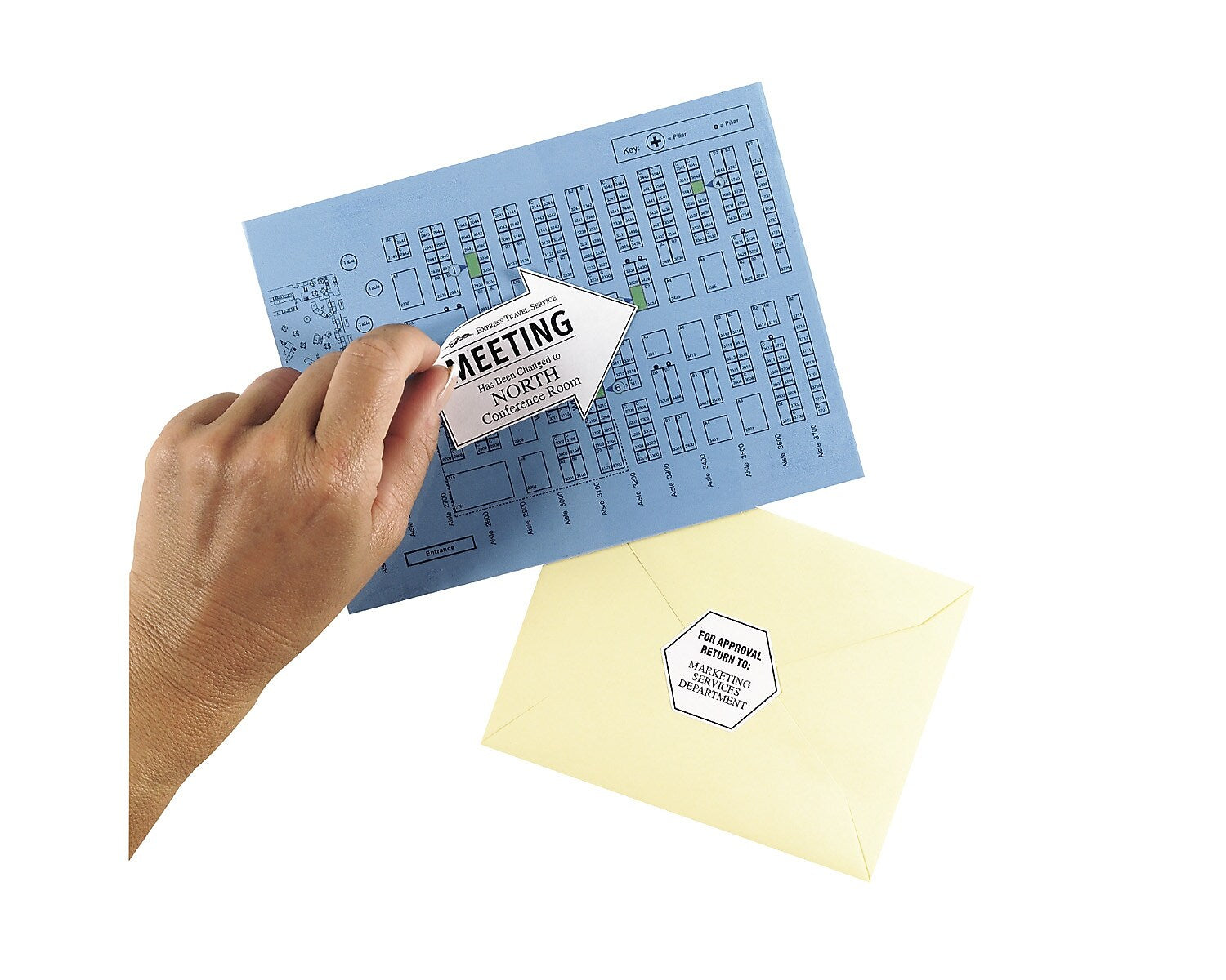 Avery Laser ID Labels, 8-1/2" x 11", White, 25 Labels/Pack (6465)