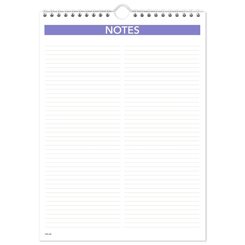 2026 AT-A-GLANCE 8" x 11" Monthly Wall Calendar, White/Purple (PM1-28-26)