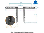 Mount-It! Sonos Arc TV Mounting Soundbar Bracket, 22 lbs. (MI-SB52)