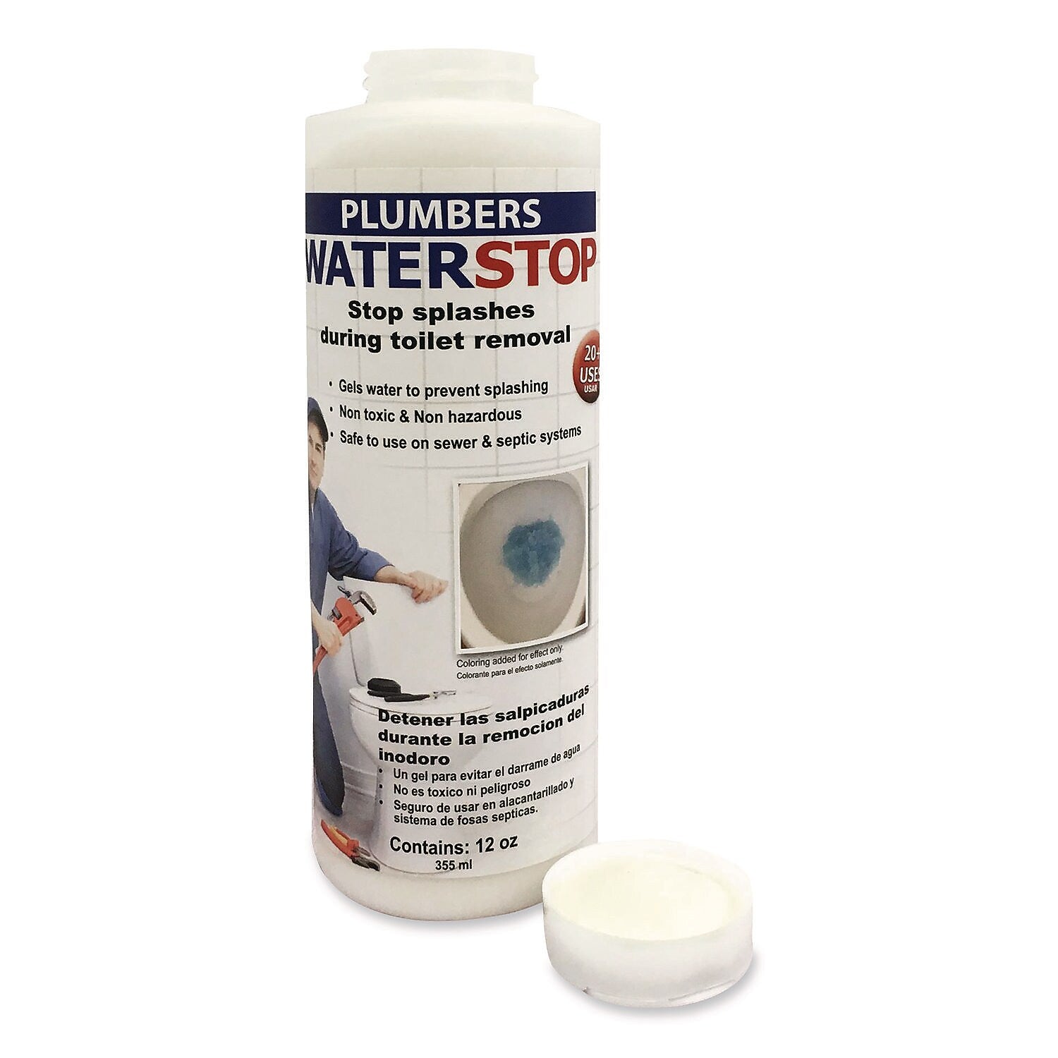 Quick Dam Water Stop Instant Absorbent, 12 oz., Up to 4.69 Gallons (QKDWS121)