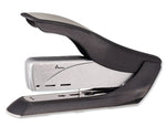 AbilityOne SKILCRAFT Heavy-Duty Spring-Powered Desktop Stapler, 65-Sheet Capacity, Black/Silver (NSN5668656)