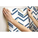 York Wallcoverings Chevron Stripe Peel and Stick Wallpaper (RMK9002WP)