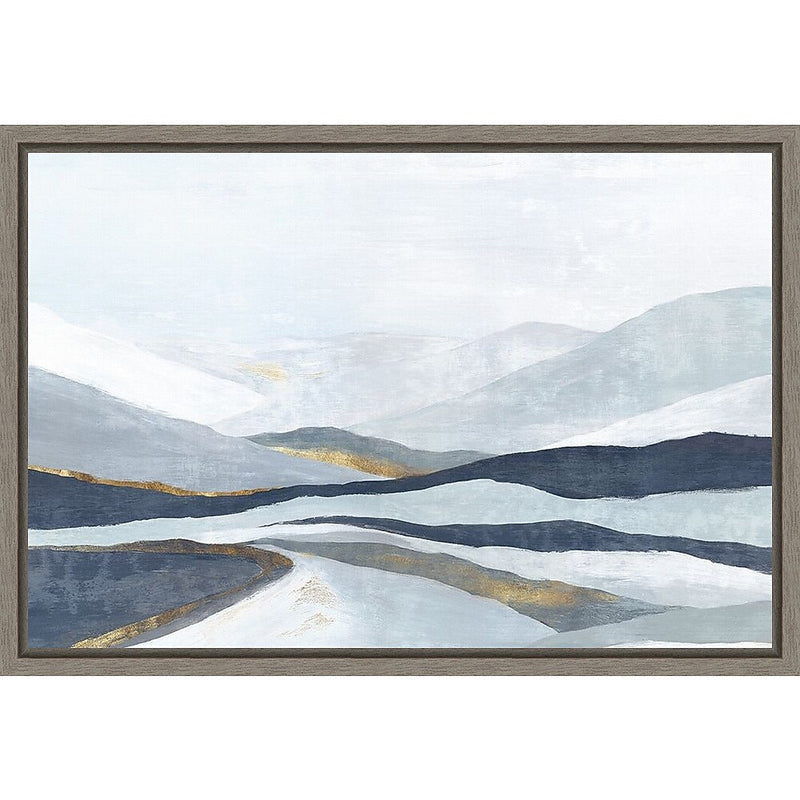 Amanti Art Far Away Land I (Mountains) by Eva Watts Framed Canvas Wall Art Print, 23" x 16" (A42674846132)