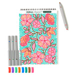 Lifelines FlowArt: Dot-By-Letter Botanicals Coloring Book, 20 Pages (165005)