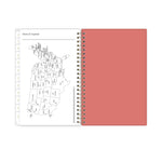 2025-2026 Blue Sky Sincerely Jules Rosie 5" x 8" Academic Weekly & Monthly Planner, Plastic Cover, Multicolored (155340)