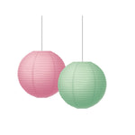 Teacher Created Resources Pastel Pop 8" Hanging Paper Lanterns, 6/Pack, 3 Packs/Bundle (TCR77523-3)