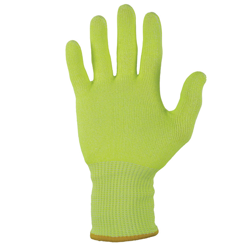 Ergodyne ProFlex 7040 Seamless Knit Cut Resistant Gloves, Food Safe, ANSI A4, Lime, Large, 144 Pairs (18024)