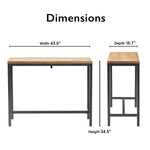Tommy Hilfiger Robson Console Table, Natural (FUTB20076B)