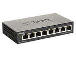 D-Link DGS-1100 Series 8-Port Gigabit Ethernet Smart Switch, Black (DGS-1100-08V2)