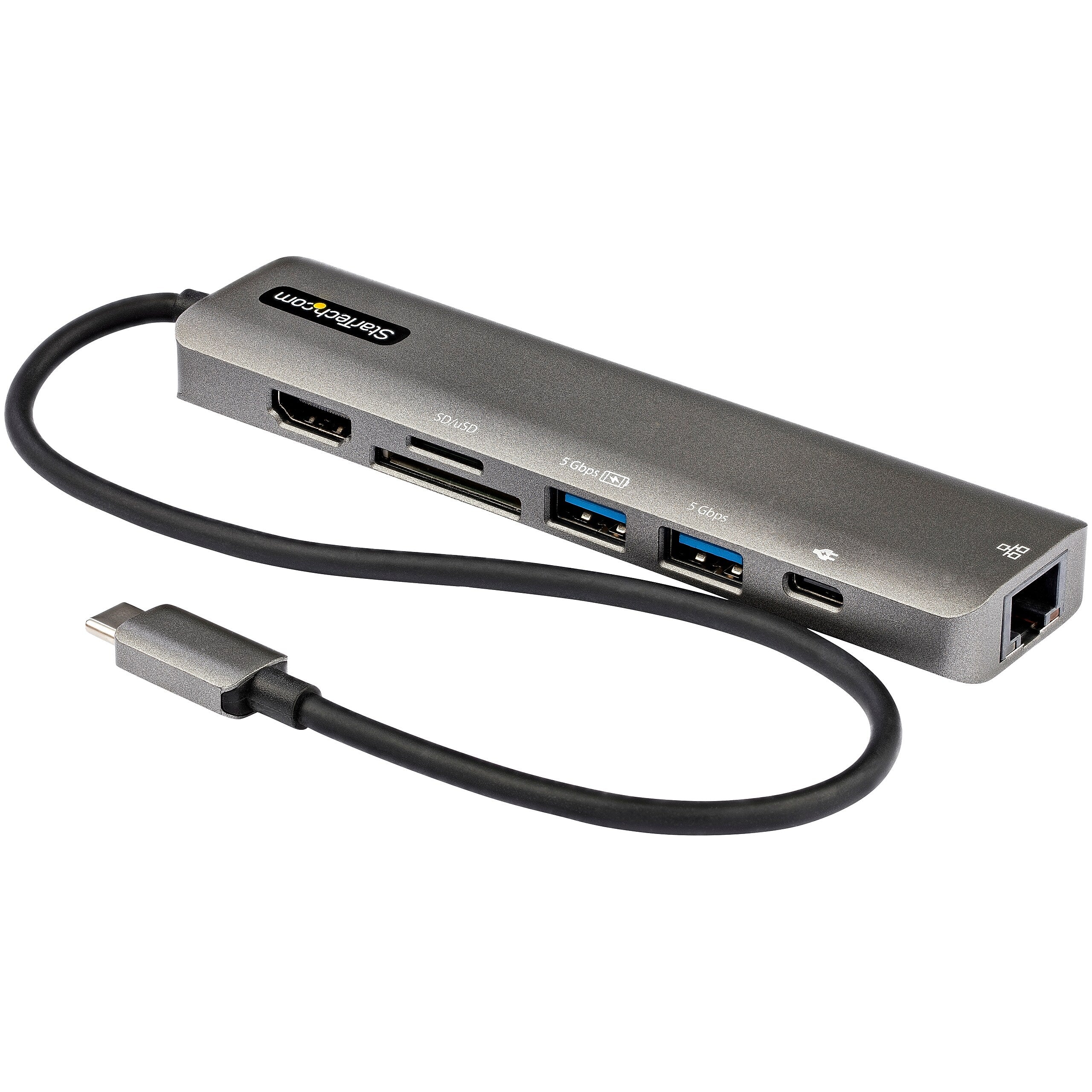 StarTech USB C Multiport Adapter for USB-C Laptop/Tablet (DKT30CHSDPD1)