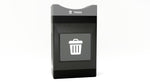 Commercial Zone Avante Polyethylene Trash Can, 30-Gallon, Black (7873S103A)