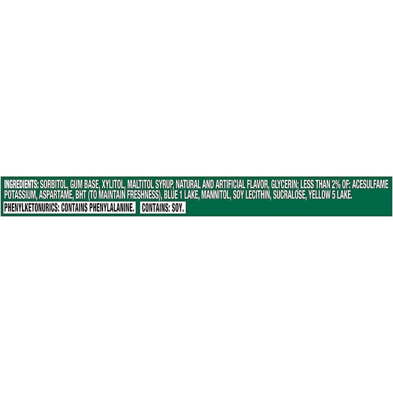 Trident Sugar Free Spearmint Gum, 14 Pieces/Pack, 12/Packs (VAM05017)