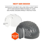 Ergodyne Skullerz 8945F(x) Standard Bump Cap Insert, Gray (23481)