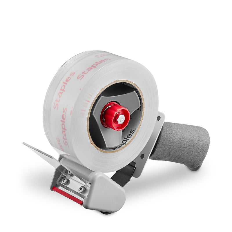 Staples Comfort Grip 2" Packing Tape Dispenser, Gray (ST56468)