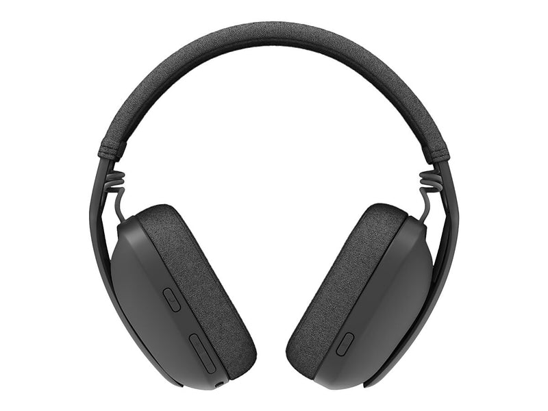 Logitech Zone Vibe Wireless Noise Canceling Bluetooth Stereo Headset, MS Certified, Graphite (981-001156)