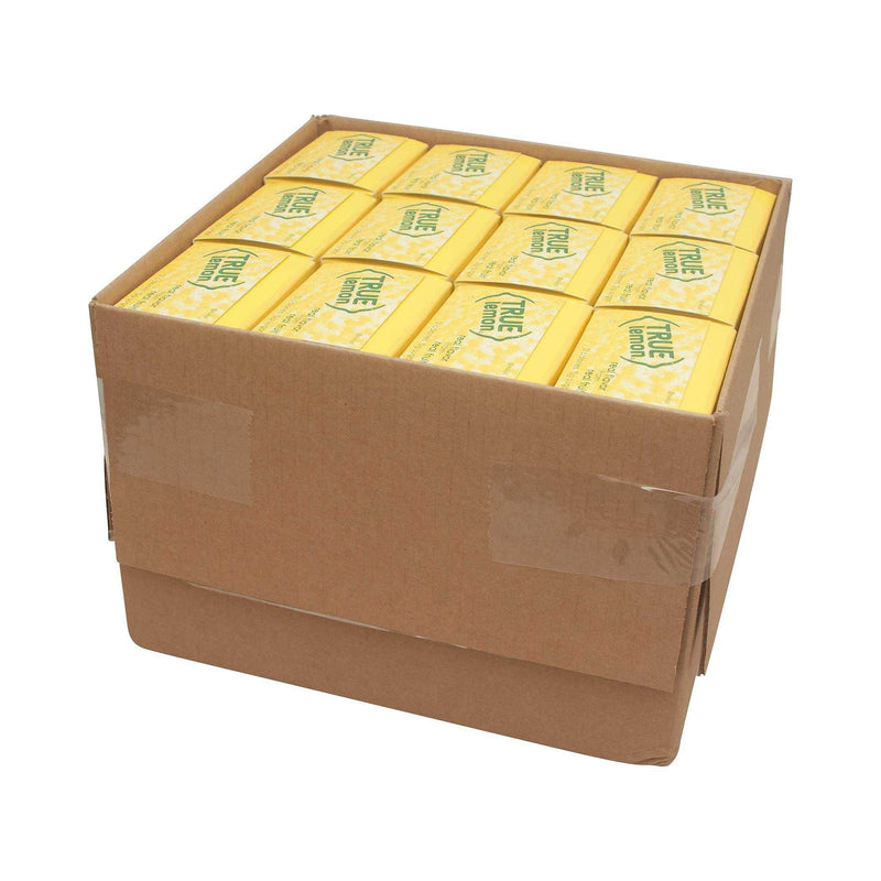 True Lemon Zero-Calorie Sugar-Free Crystallized Lemon Powdered Drink Mix, 0.03 oz., 100/Pack, 12 Packs/Carton (31021)