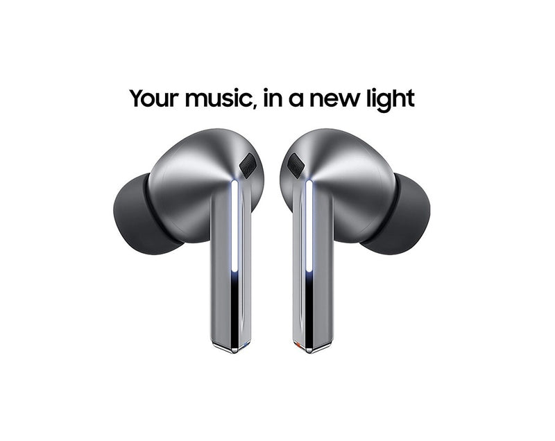 Samsung Galaxy Buds3 Pro Wireless Noise Canceling Earbuds, Bluetooth, Silver (SM-R630NZAAXAR)