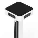 Luxor LuxPower 16-Device Mobile AC and USB Charging Tower, White, Powder-Coated Steel (LUXPWR-WH)