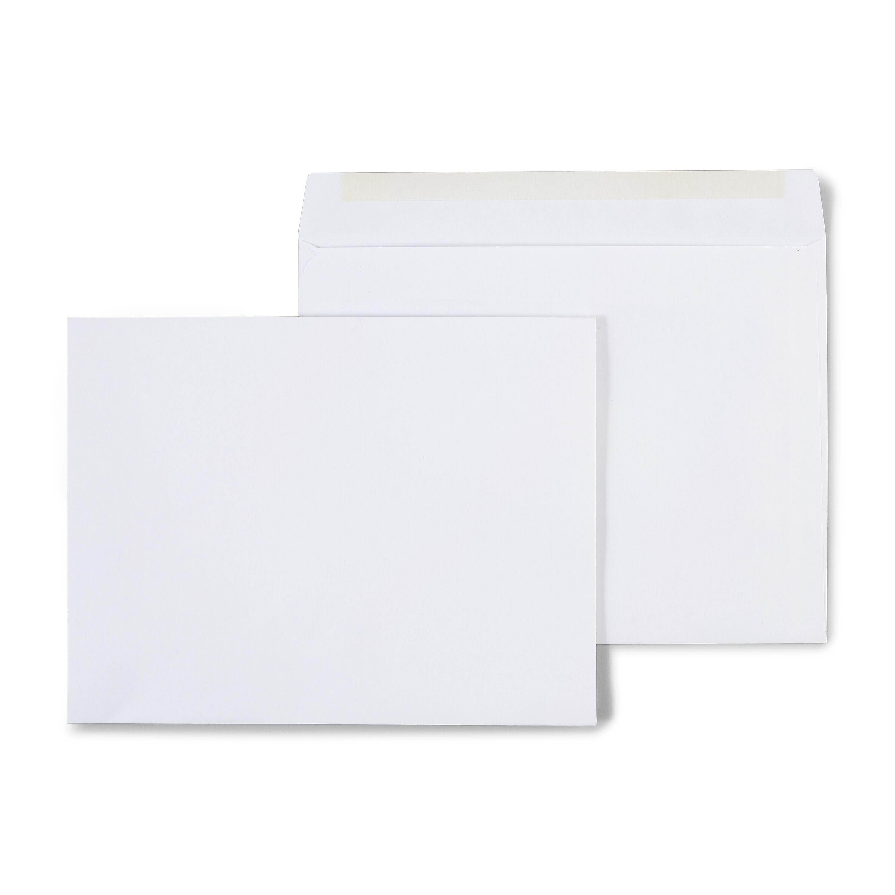 Staples Gummed Booklet Envelopes, 10" x 13", White, 100/Box (SPL487765)