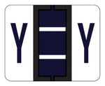 Medical Arts Press® TAB® Products Compatible Alpha Sheet Style Labels; Letter Y