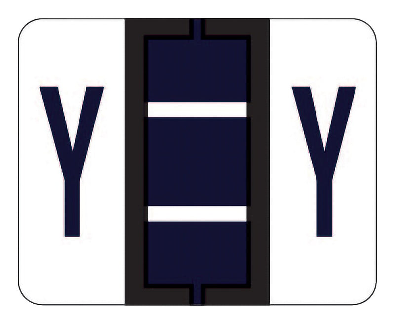 Medical Arts Press® TAB® Products Compatible Alpha Sheet Style Labels; Letter Y