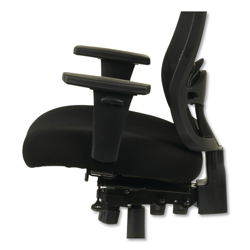 Alera Etros Series Mesh Back Fabric Computer and Desk Chair, Black (ALEET4017)