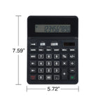Staples 12-Digit Battery & Solar Basic Calculator, Black (TR290/ST290-CC)
