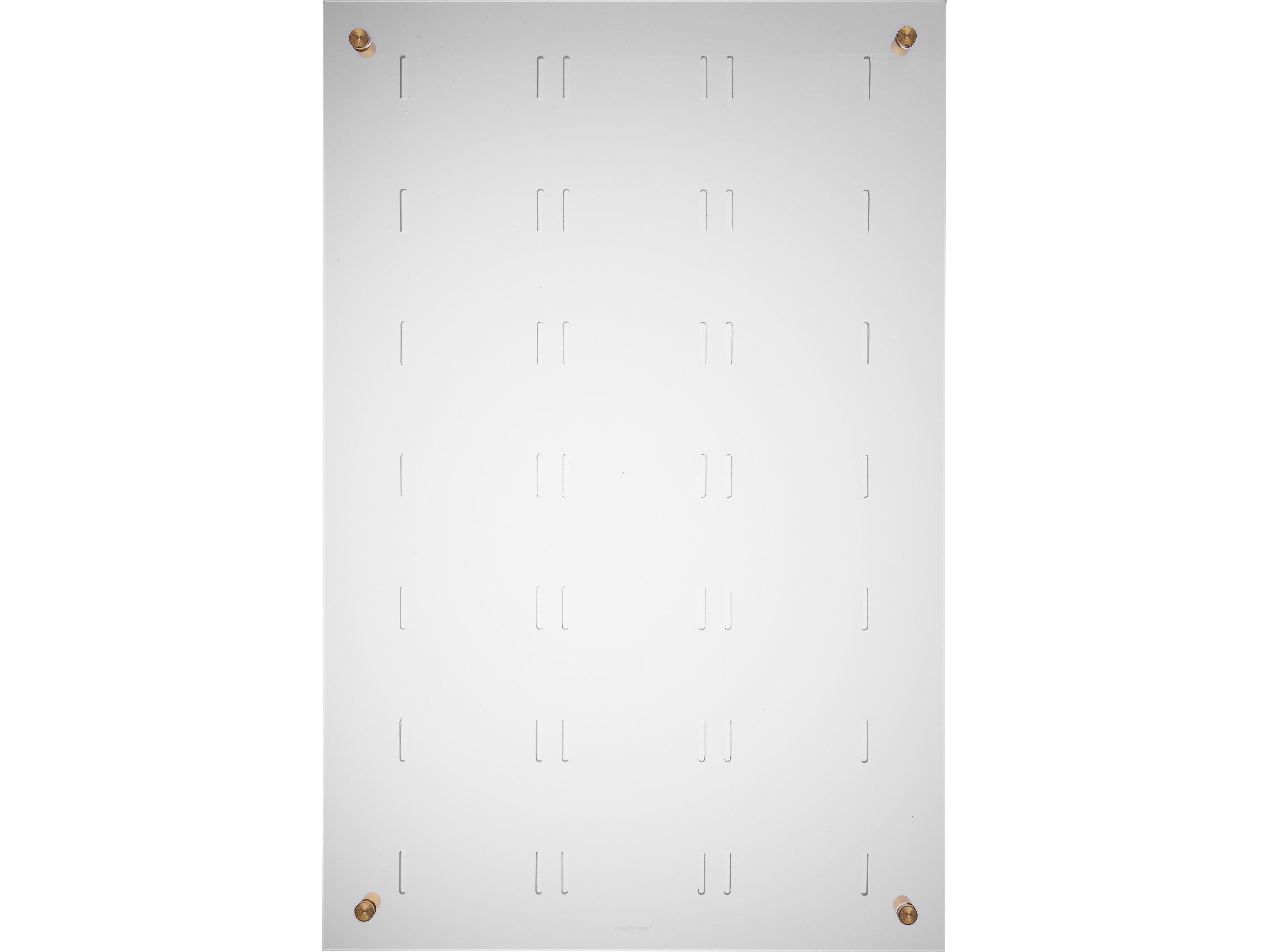 Russell+Hazel 24" x 15.75" Pegboard Wall Panel, Clear (63729)