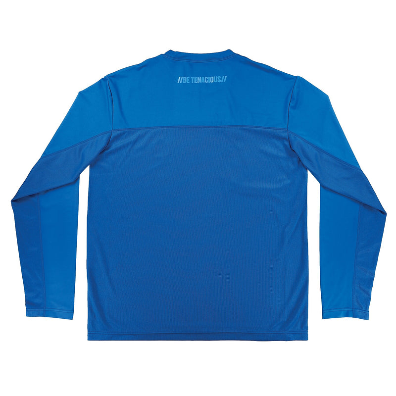 Chill-Its 6689 Long Sleeve Cooling Sun Shirt with UV Protection, Blue, 2XL (12156)