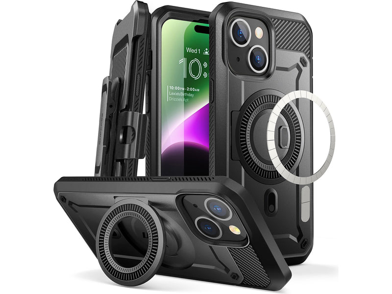 SUPCASE Unicorn Beetle PRO MAG Rugged Case for iPhone 15, Black (SUP-iPhone2023-6.1-MagPro-SP-Black)