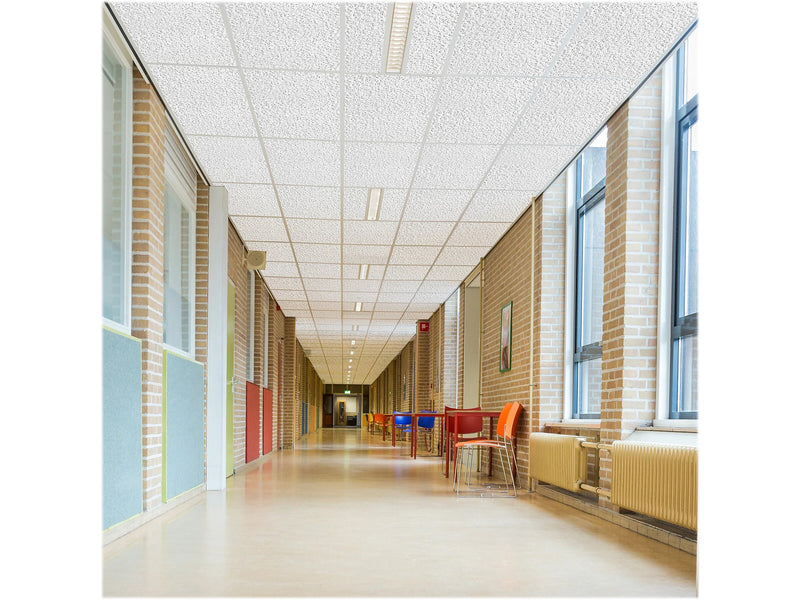 Armstrong TUNDRA Square Lay-In Edge Ceiling Tile, 24" x 48", White, 8/Carton (BP302A)